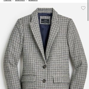 J.Crew Somerset Houndstooth Blazer, NWT